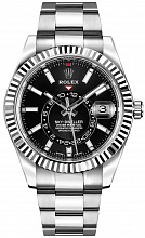 Sky-Dweller Black Dial Automatic Men's Oyster Watch 326934BKSO