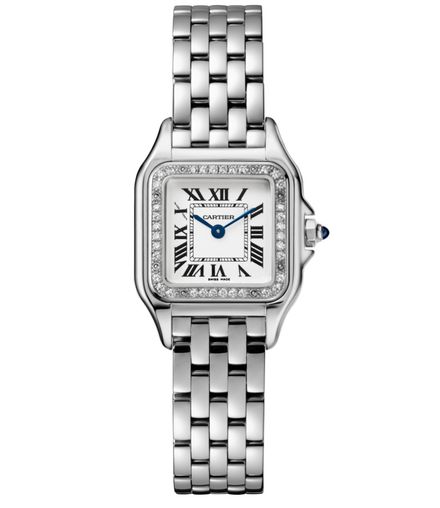 Cartier Panthere de Cartier Small model, steel, diamonds W4PN0007