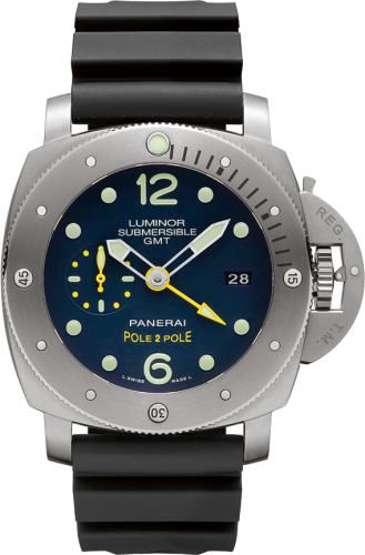 Luminor Submersible 1950 3 Days GMT Pam719 Pole2Pole PAM00719